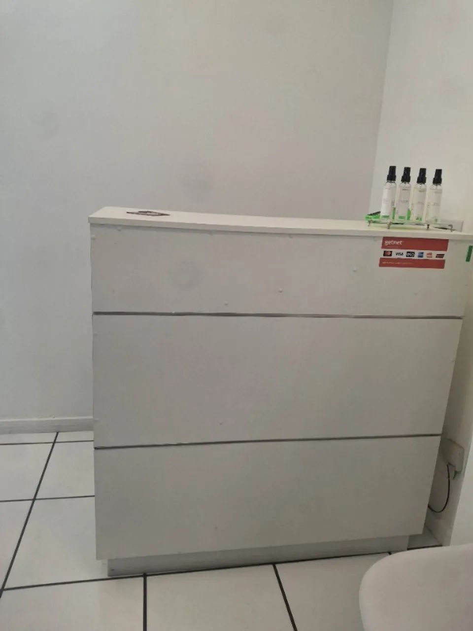 Balcão de recepção 