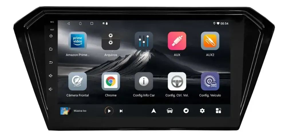 Multimidia Vw Gol G7 G8 Voyage Carplay Android 2gb 32gb 9 polegadas - Foto 2
