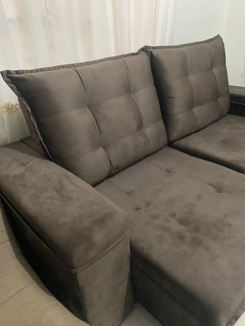 Sofá retrátil novo  - Foto 4