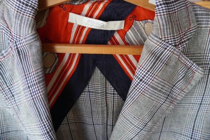 look smart casual xadrez zara, pinko - Foto 4