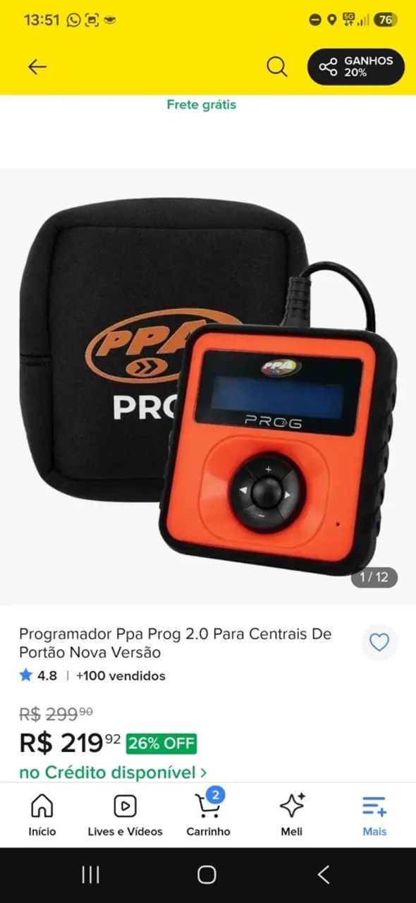 Programador PPA PROG 2.0 - Foto 3
