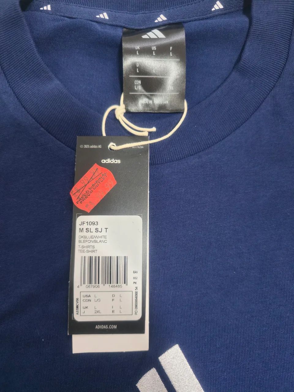 Camiseta Adidas Small Logo Marinho - Foto 2