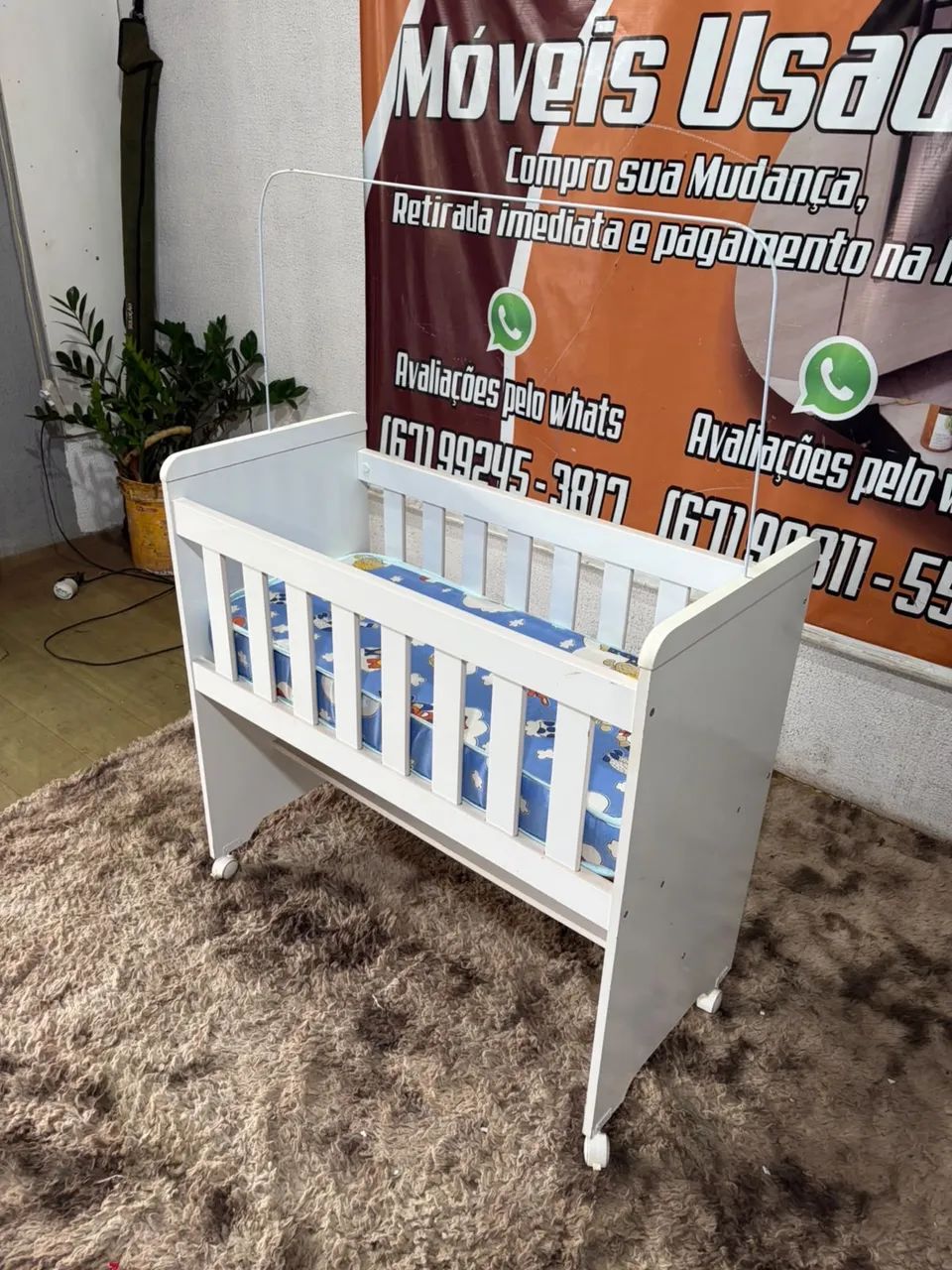 Berço mini com colchão (entrego) - Foto 4