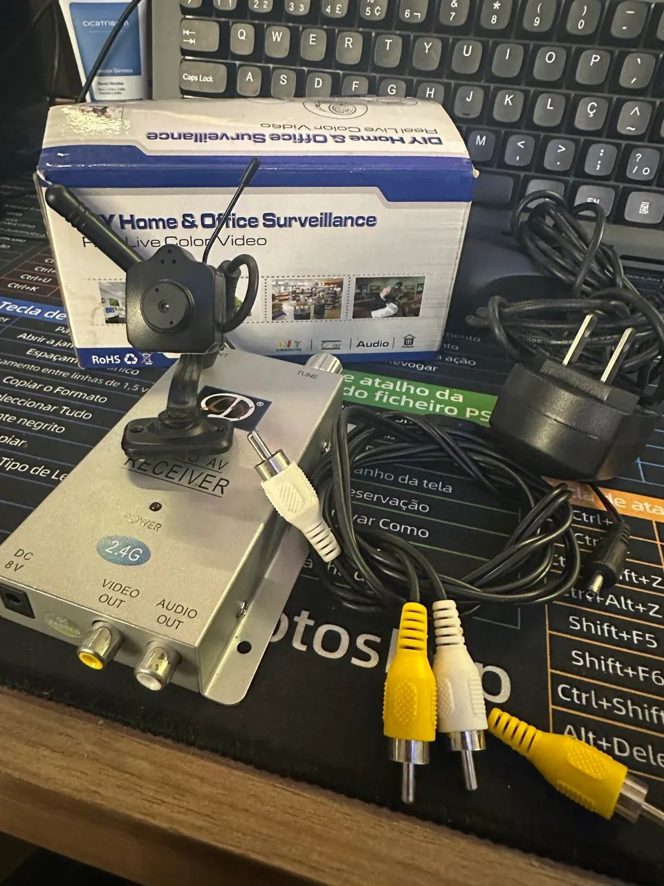 Vendo Mini Câmera de Vigilância Sem Fio com Microfone - Nova (Caixa Aberta)  - Foto 5