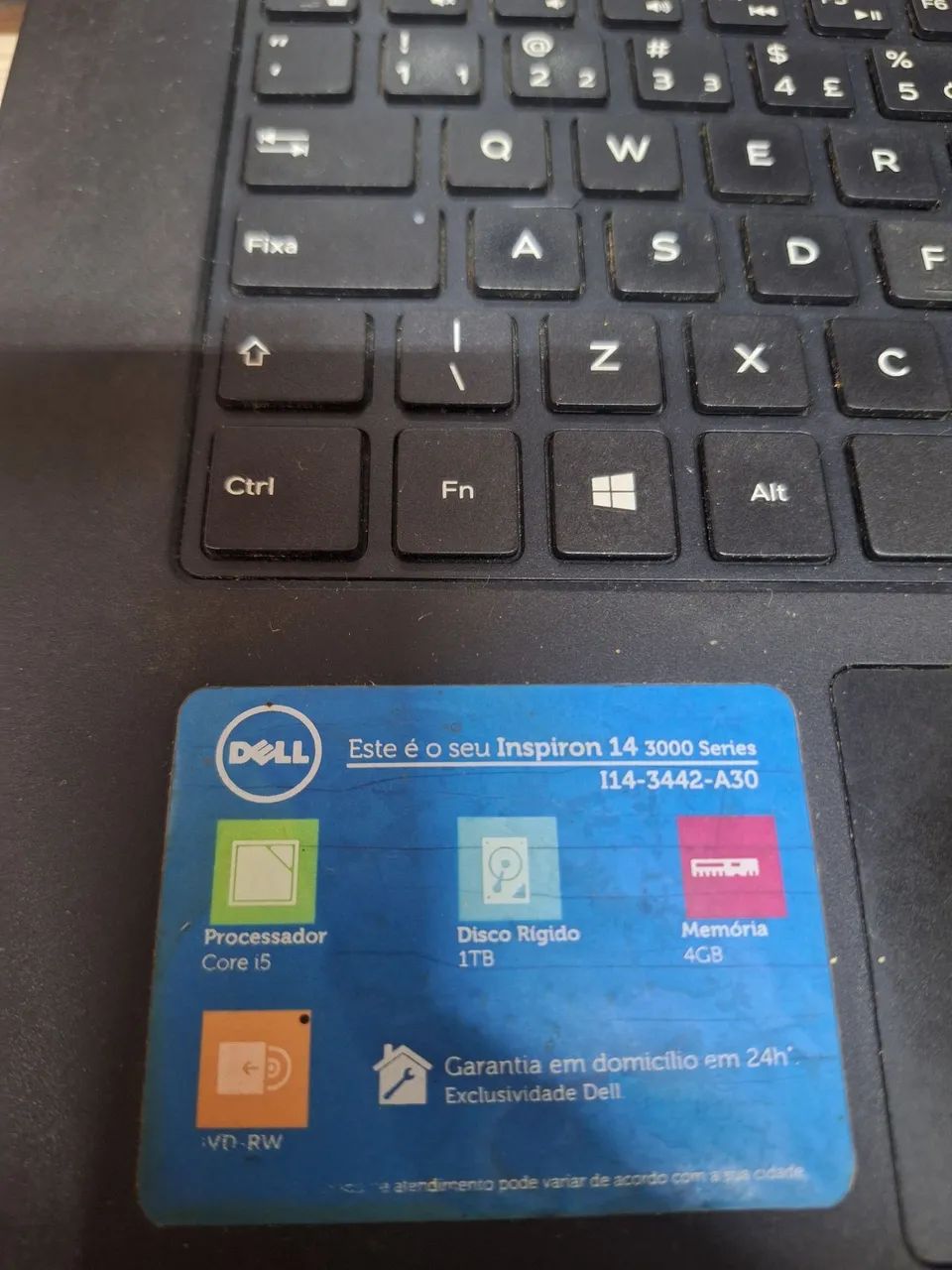 Notebook DELL Inspiron 14 3000 Séries Mod I14-3442-A30 CORE I5 4 Geração  - Foto 2