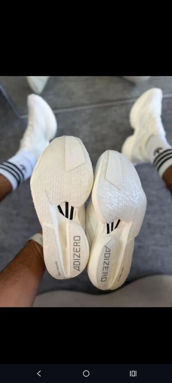 Adidas Adizero Pro 4 off white  - Foto 3