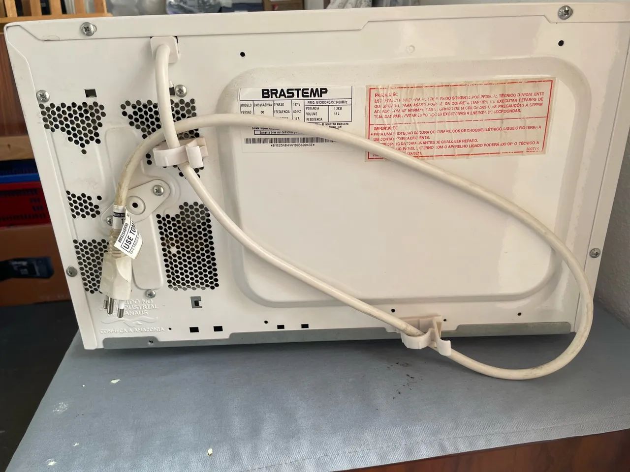 Microondas Brastemp 127V branco - Foto 4