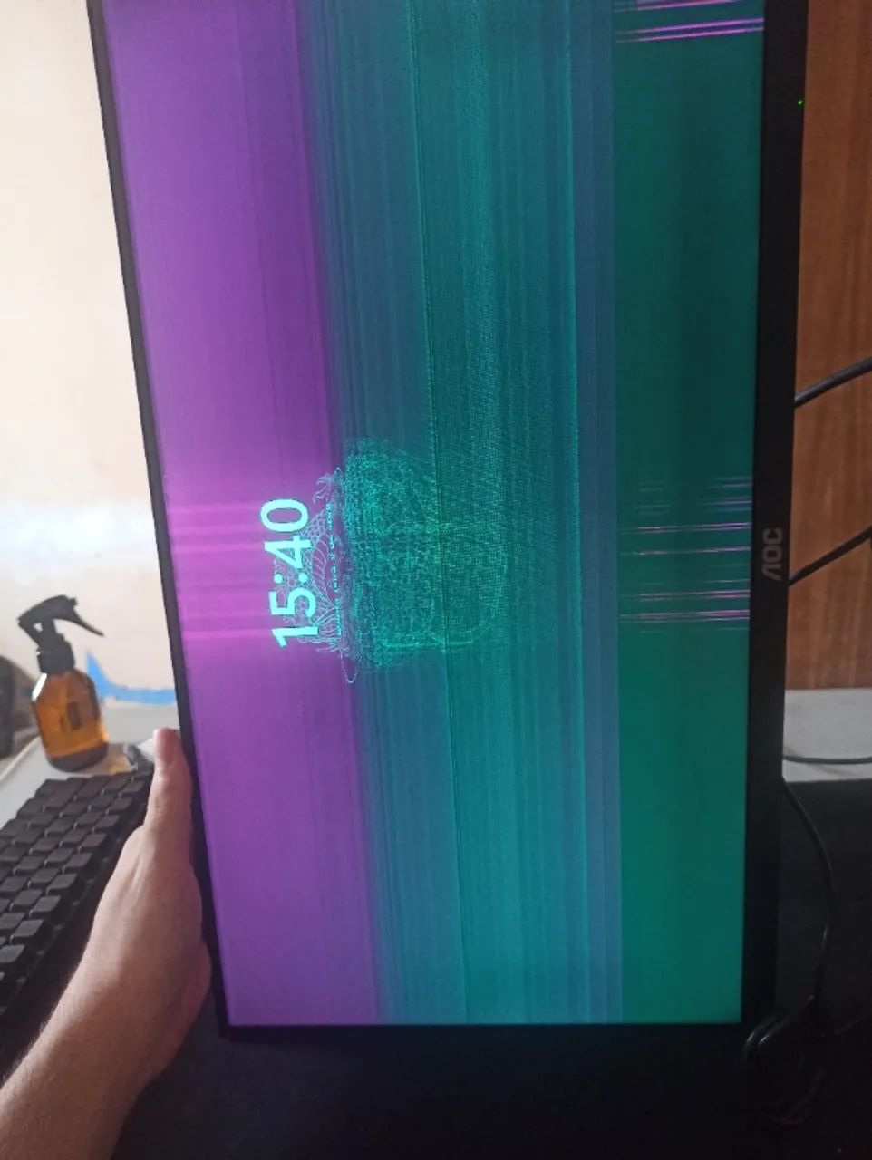 Monitor AOC COM PROBLEMA NA IMAGEM - Foto 3