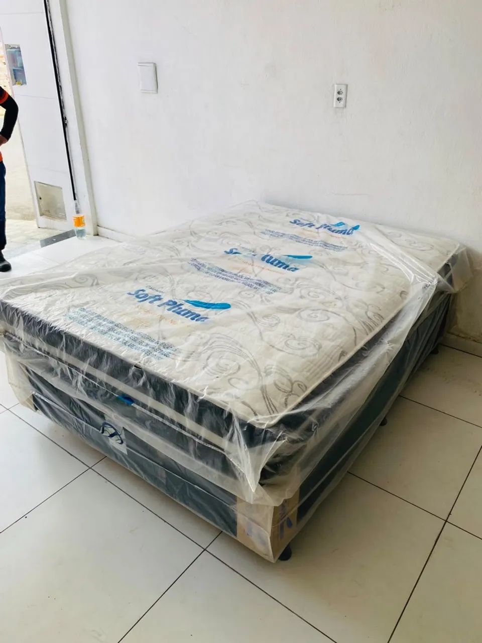 CAMA BOX DE CASAL MOLAS ENSACADAS - Foto 2