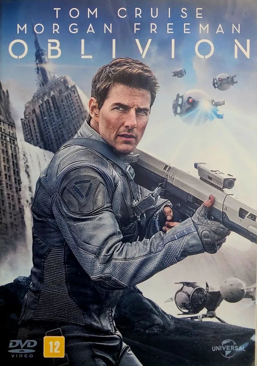 Filme DVD  Oblivion com Tom Cruise e Morgan Freeman Grande sucesso, evento cinematográfico