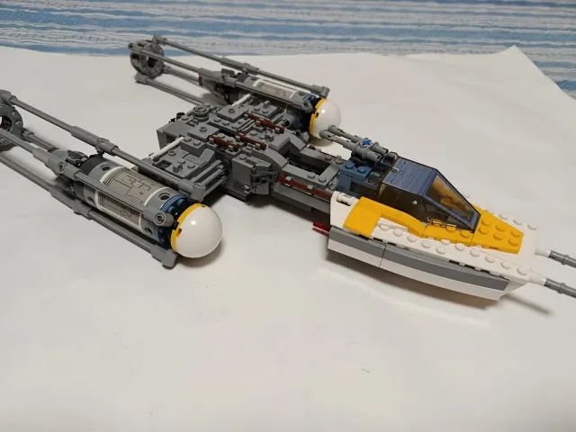 Nave Y-Wing Star Wars Blocos de Montar Compatível com Lego - Foto 3