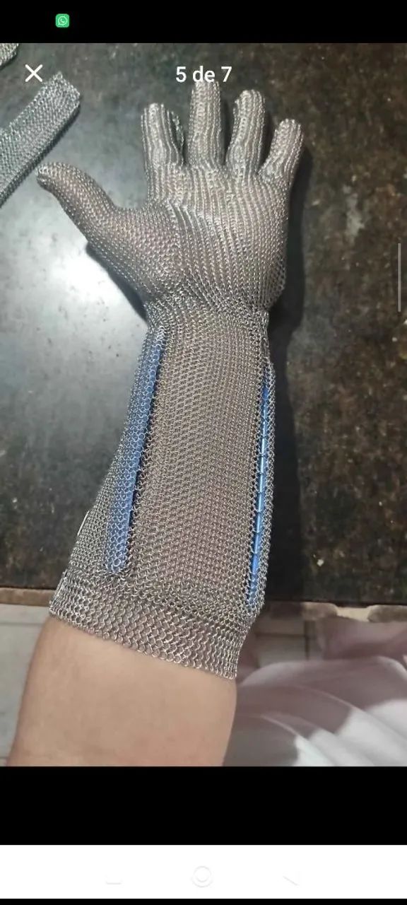 Luvas de dessoça cano longo tamanho M e G  - Foto 2