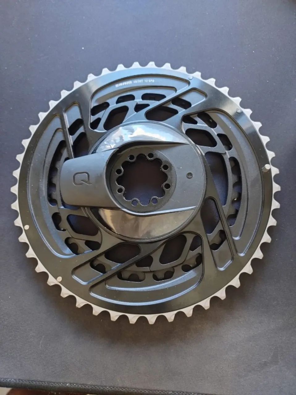 sram パワーメーター & rotor qrings 48/35 Coroa SRAM AXS Power Meter Quarq 48/35T 12v - NOVO - Acessórios de