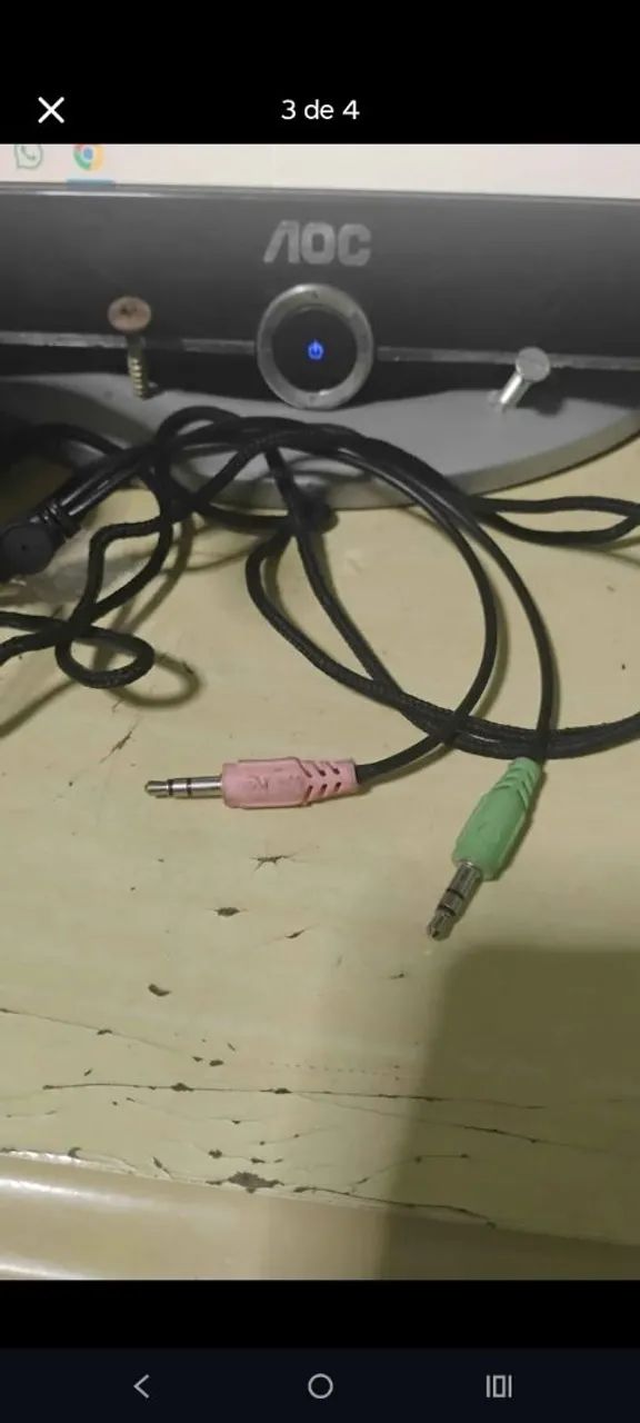 Fone Gamer perfeito estado de conservação e funcionamento  - Foto 3
