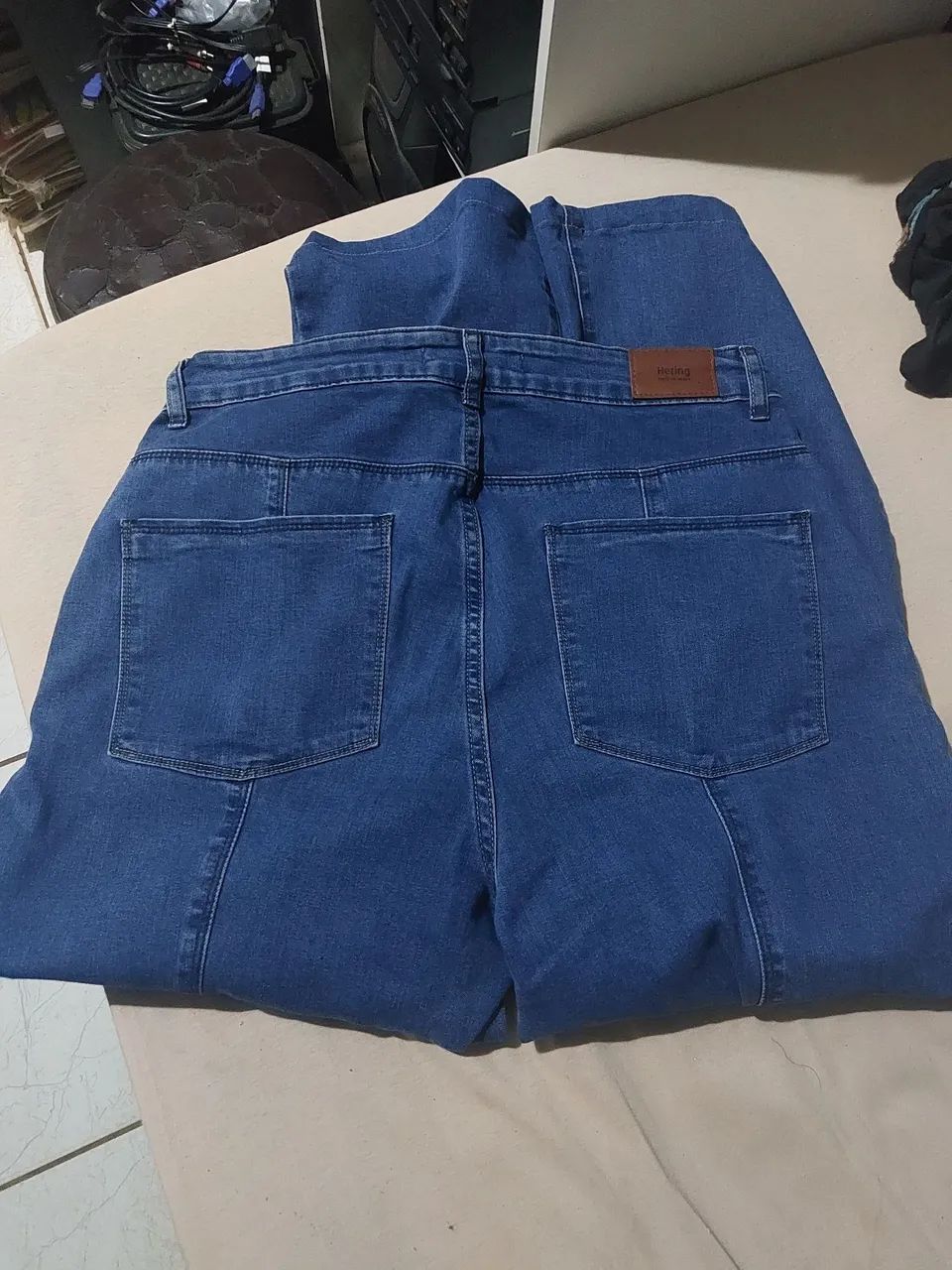 Calça jeans feminina Hering  - Foto 4