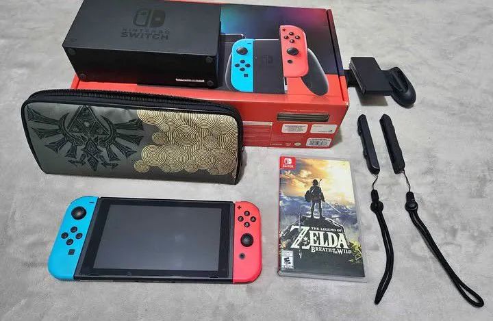 Nintendo Switch V2 + Zelda BOTW  - Foto 2
