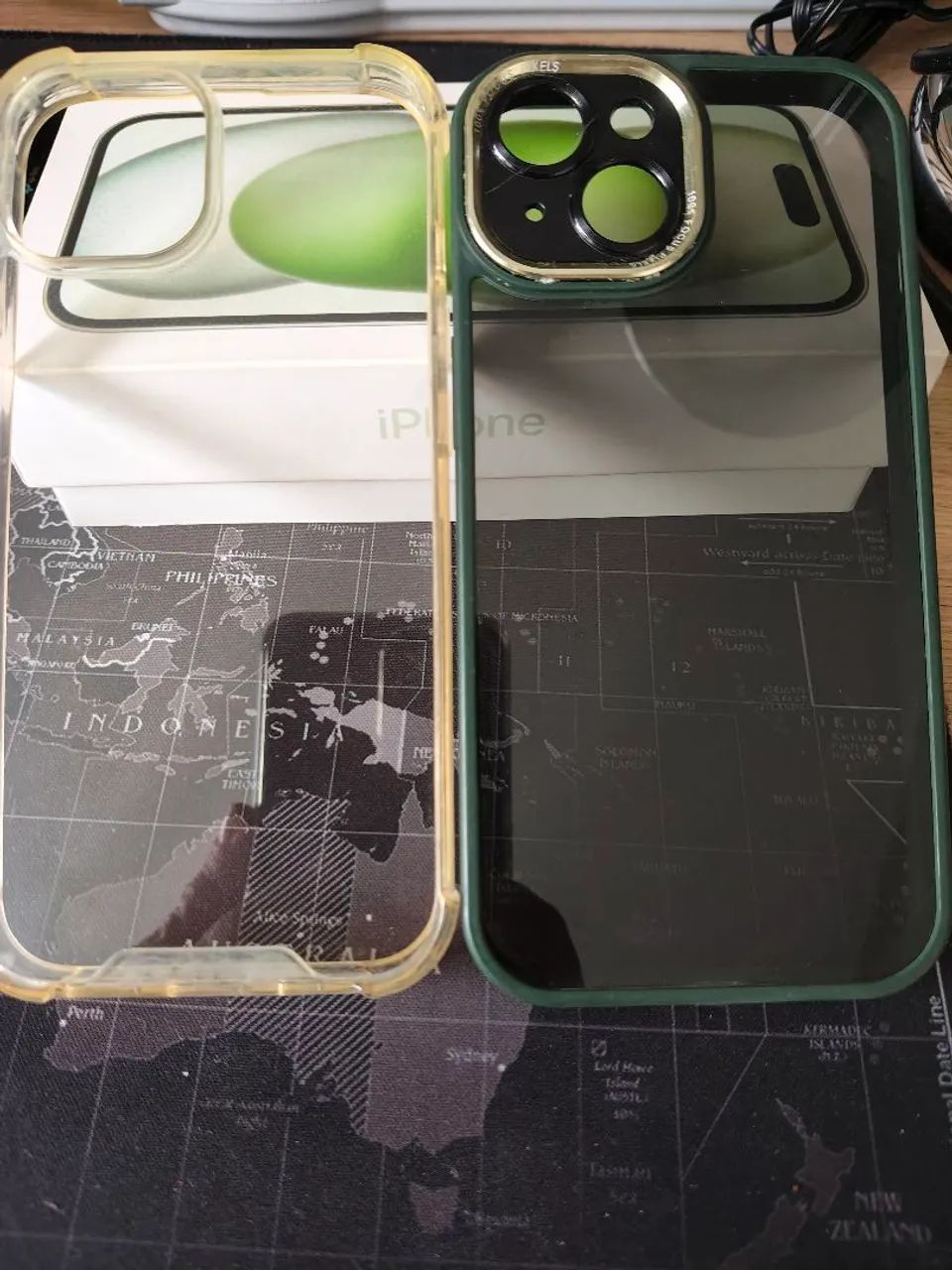Vendo iPhone 15 Verde com  256G - Foto 3