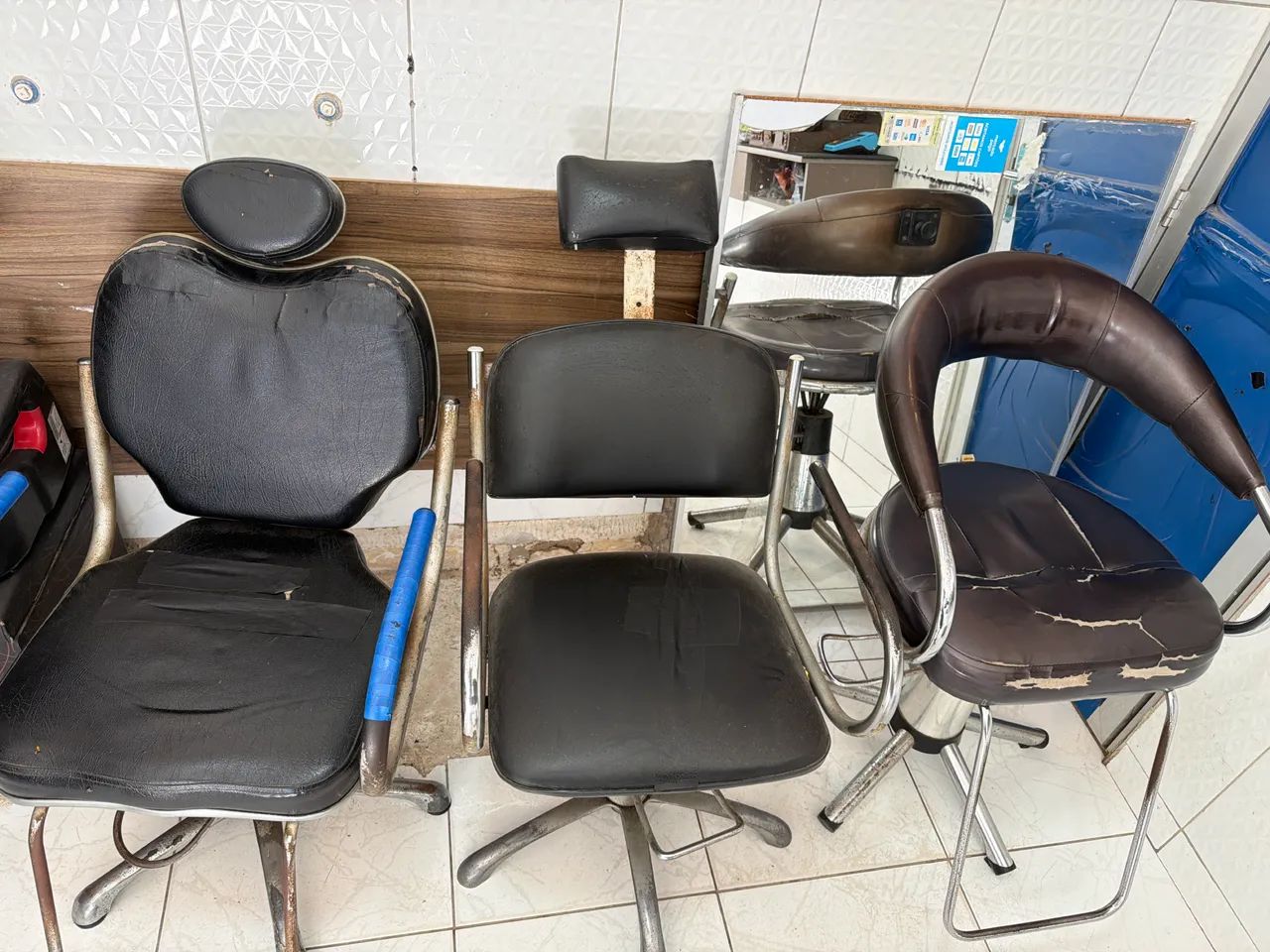 Cadeiras de barbeiro 