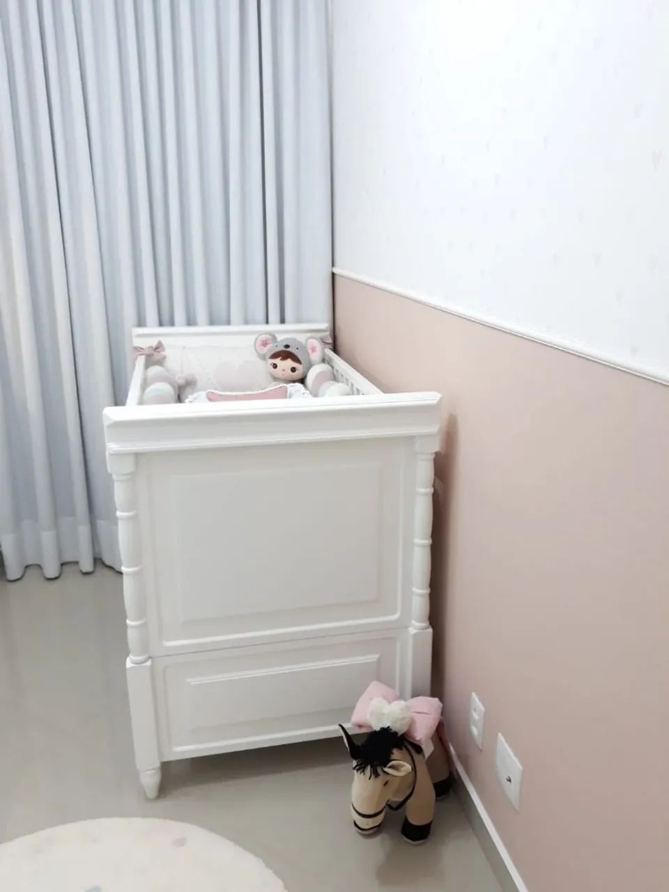 Berço americano que vira cama