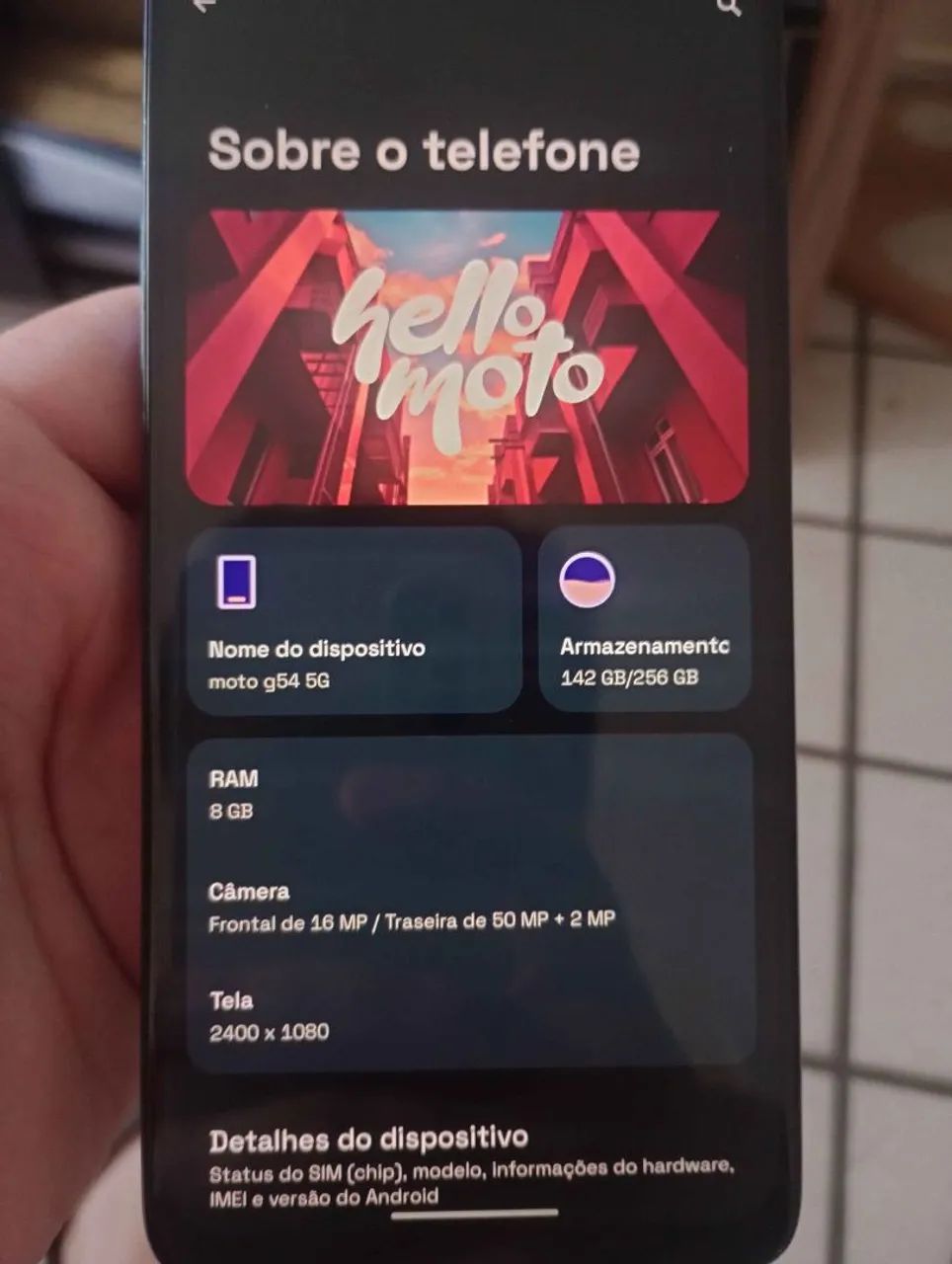 Vendo celular Moto G54 5G 256G - Foto 3