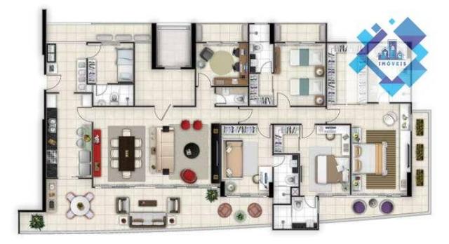 Apartamento com 5 Quartos à Venda, 230 m² por R$ 1.700.000 - Foto 4