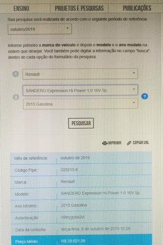 Sandero Expression Hi-Power 1.0 16V 5p