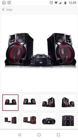 Som LG Xboom de 4100 vendo por 2500 aceito cartão