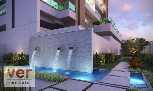 Apartamento com 3 dormitórios à venda, 111 m² por R$ 1.046.259 - Fátima - Fortaleza/CE - Foto 2