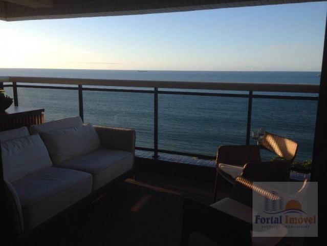 Lindíssimo apto com vista para o mar, completamente mobiliado e climatizado, alto padrão, - Foto 8