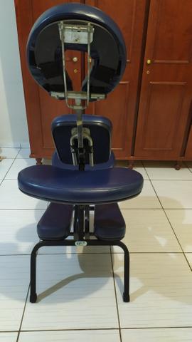 Cadeira quick massage + vapor de ozônio + kit pedras para massagem - Foto 2