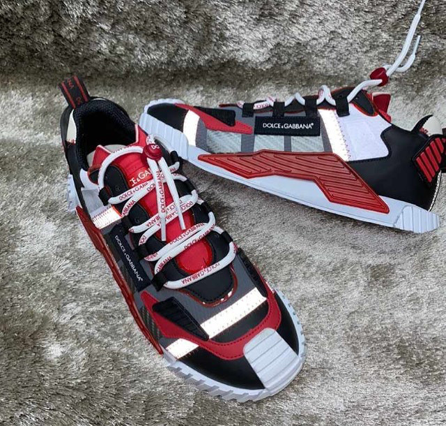 tenis dolce gabbana vermelho
