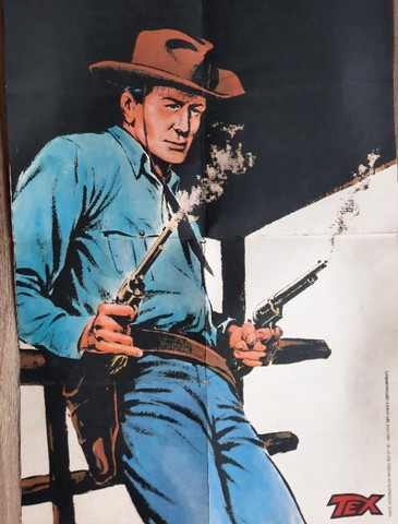 Pôster Original Tex Nº 78 Editora Vecchi Ago 1977