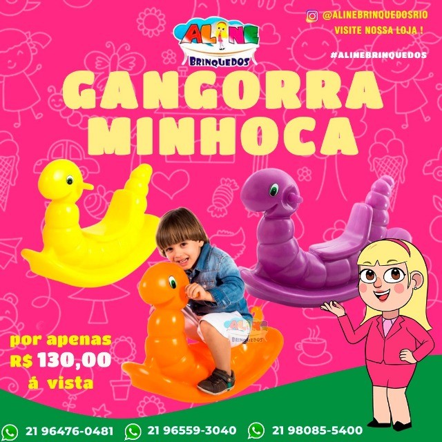 Minhoca Gangorra Infantil