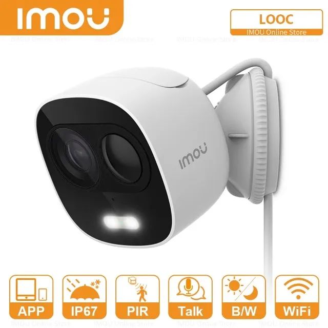 Câmera Ip Imou Looc Wifi 1080P Fullhd Externa Waterproof