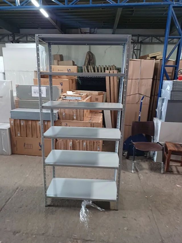 Vendo estante de aço 0,30 cm 6 bandejas.( só novas  )Lê a Descrição  - Foto 4