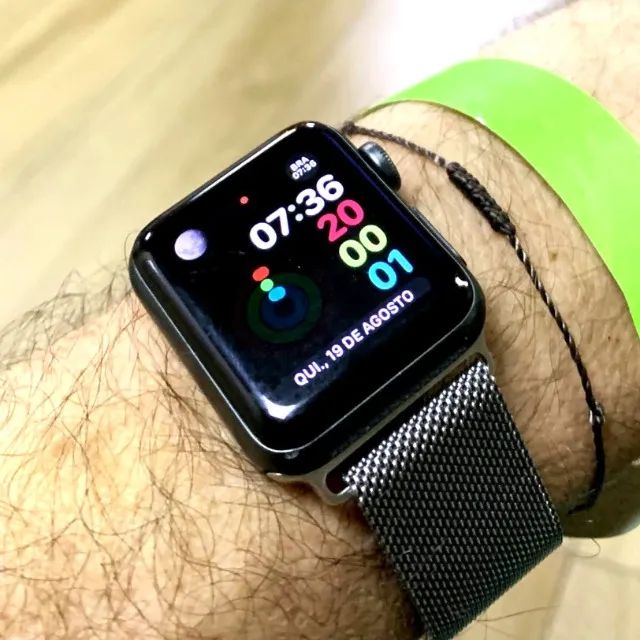 Relogio Apple Watch Series 3 GPS 38mm Caixa de Aluminio com