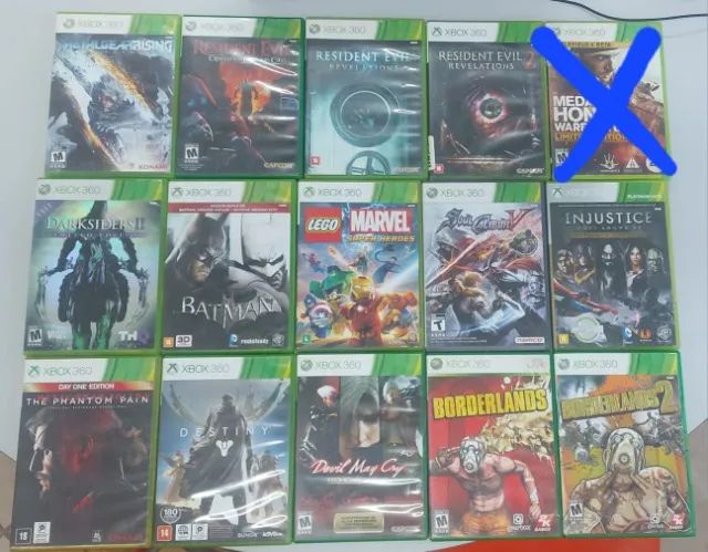 Lote de Jogos de Xbox 360 - Originais completos - Videogames