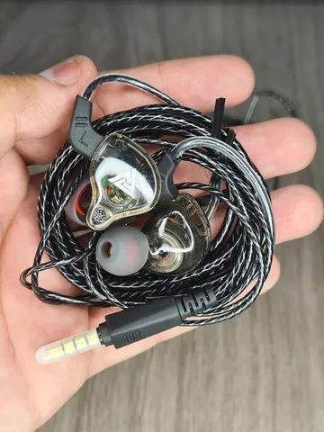 Fone de Ouvido QKZ AK6 + Case com Acessórios - Retorno de Palco - Foto 4