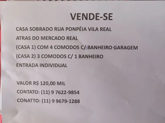 Captação de Casa a venda na Rua Pompéia, Vila Real, Várzea Paulista, SP