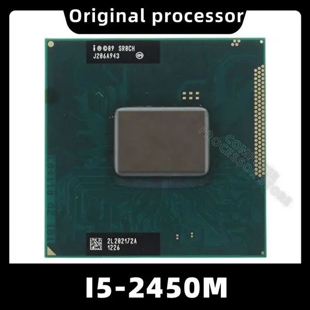 Processador Intel core i5 2450m de 2.9mhz Turbo - NOVO socket 998