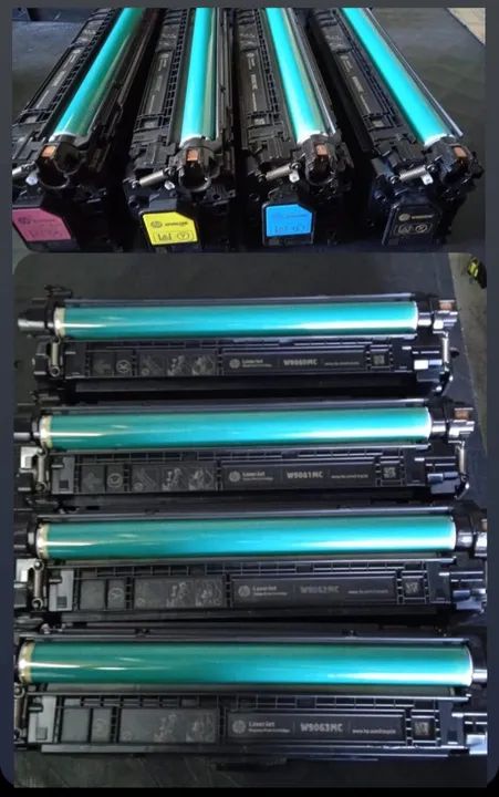 Lote com 12 Toner Hp W9060Mc / W9061Mc / W9062Mc / W9063Mc Original Sem Uso