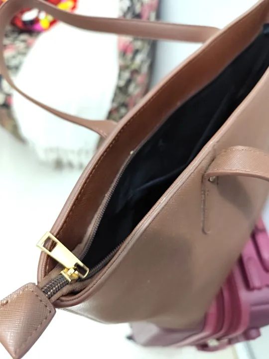 Bolsa marrom (nunca usada) - Foto 5