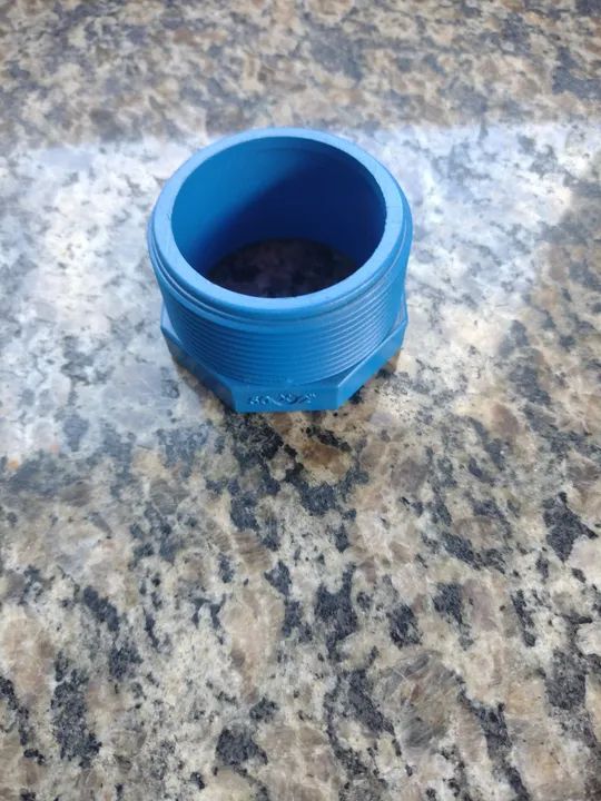 Adaptador Bolsa Roscavel 50 x 2" Azul PVC 