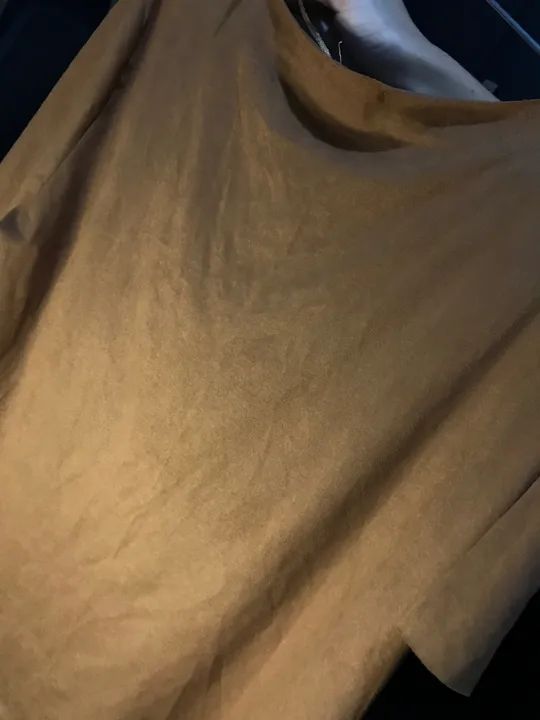 Blusa de Suede Marrom - Foto 3
