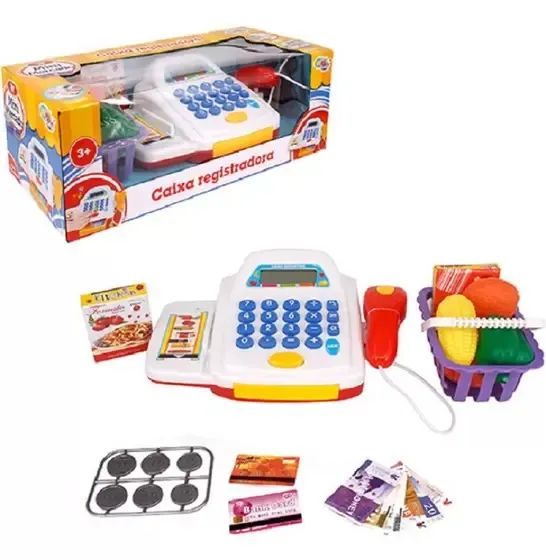 Mini Caixa Registradora Wb5782 Mini Mercado