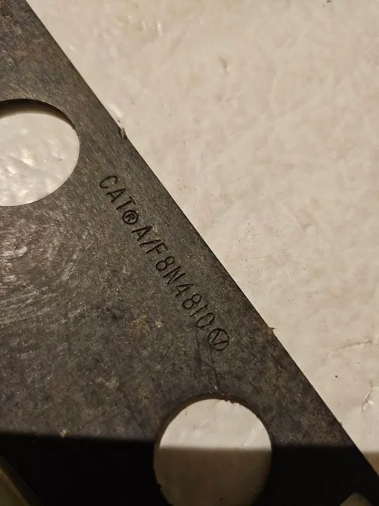 Trator esteira caterpillar D8H D8K junta cabecote motor nova original 8N4810 - Foto 3