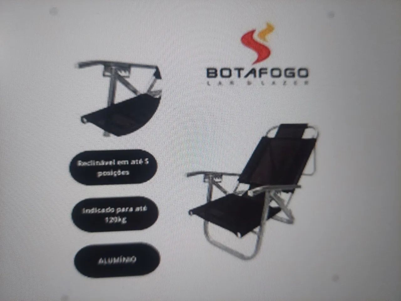 Cadeira de praia e guarda-sol para relaxar no verão! - Foto 6