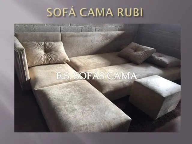 Sofá Cama Vc nunca viu Igual, Novos, Varias cores bem prático Preços Especiais de Fábrica - Foto 5