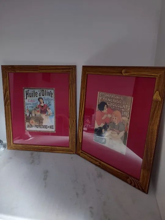 Quadros decorativos, excelente qualidade, feitos na Moldura Minuto