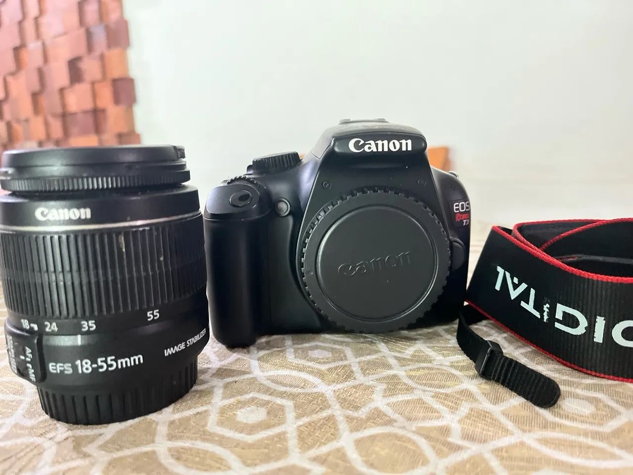 Câmera canon T3 rebel - Foto 3